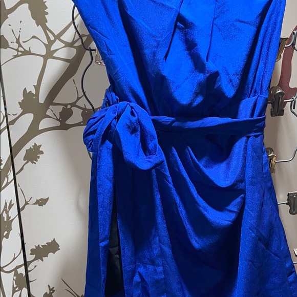 Express Blue Cocktail Dress - Picture 4 of 9